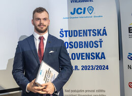 SvF student Adam Tarana is the Student Personality of Slovakia